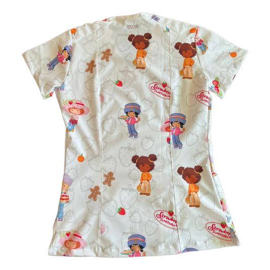 Strawberry Shortcake Top Clinico Mujer (A pedido)