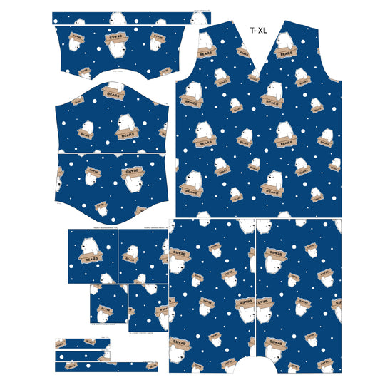 Top Clinico Hombre Bears (A pedido)