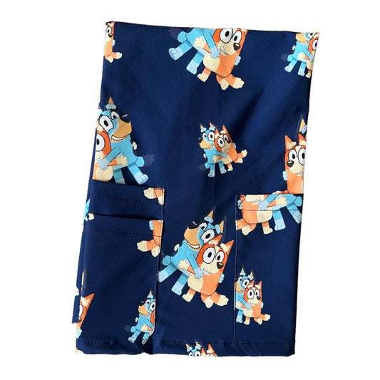 Bluey Azul Marino Top Clinico Mujer (A pedido)