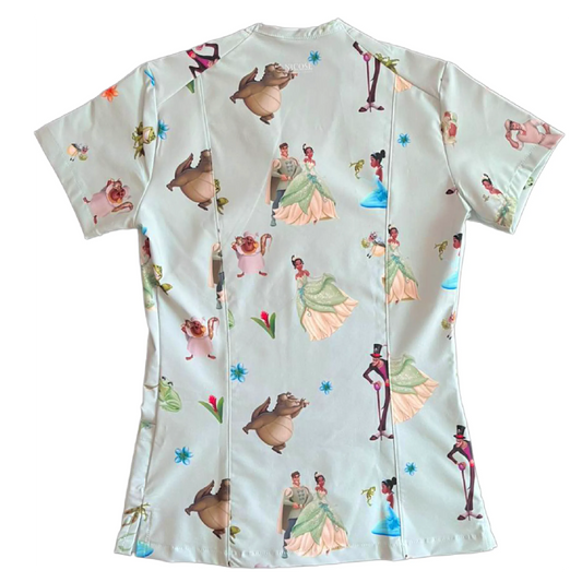 La Princesa y el Sapo Top Clínico Mujer (A pedido)