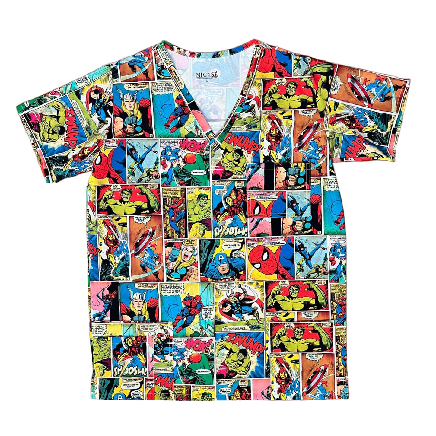 Top Clinico Hombre Marvel (A pedido)