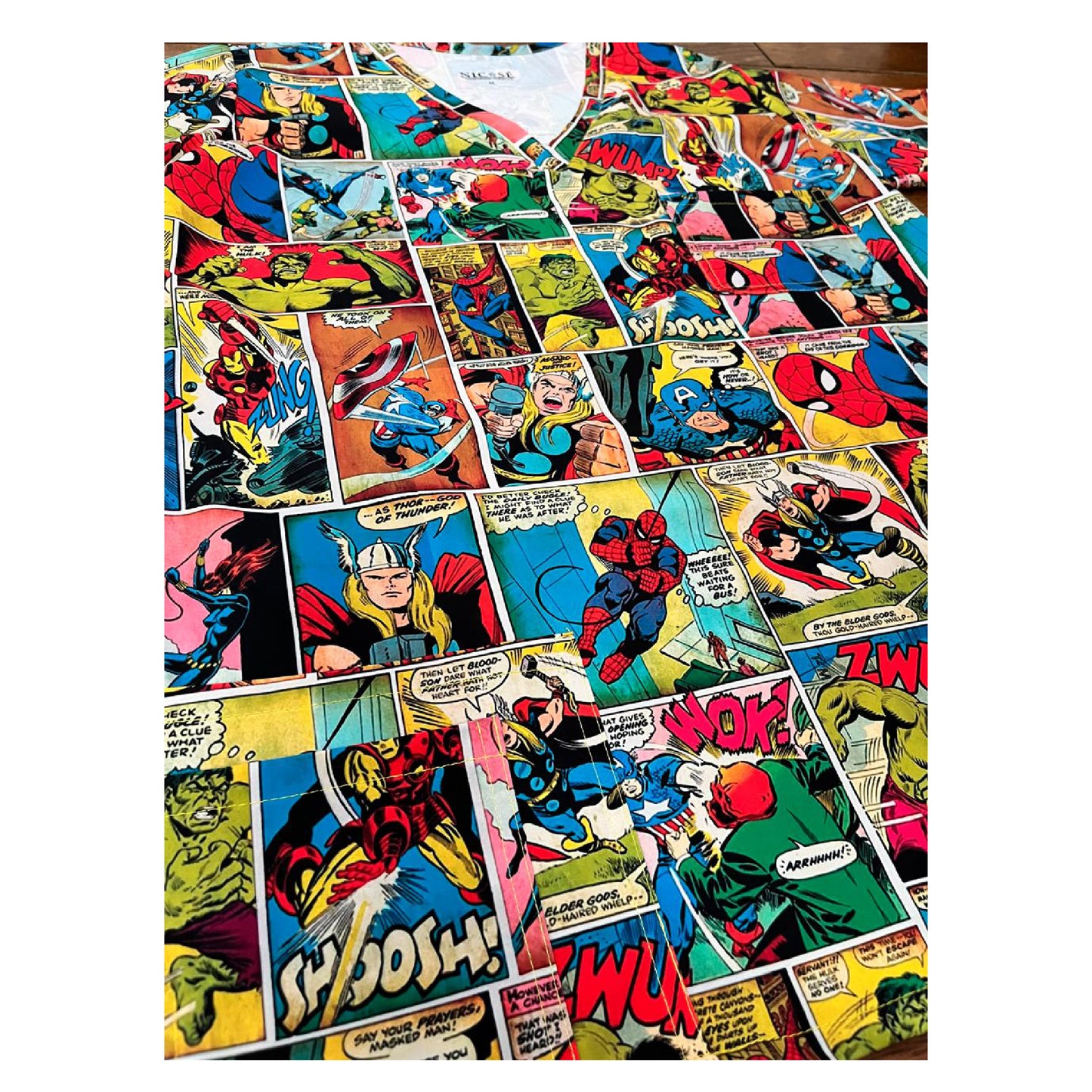 Top Clinico Hombre Marvel (A pedido)