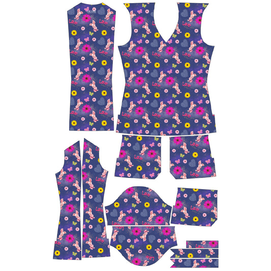 Piglet Top Clinico Mujer (A pedido)