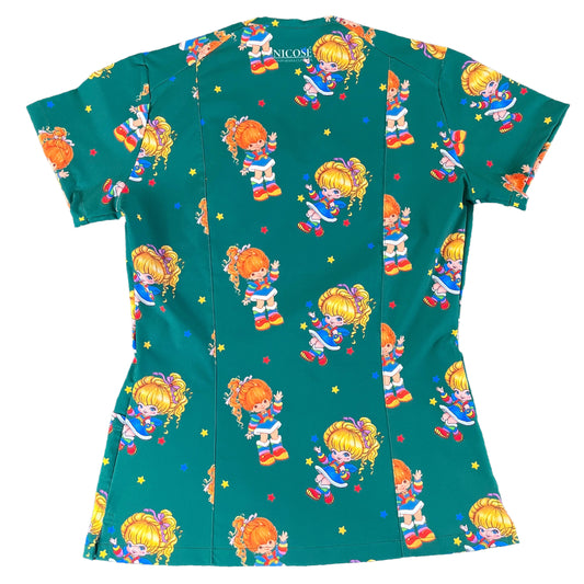 Rainbow Brite Top Clinico Mujer (A pedido)