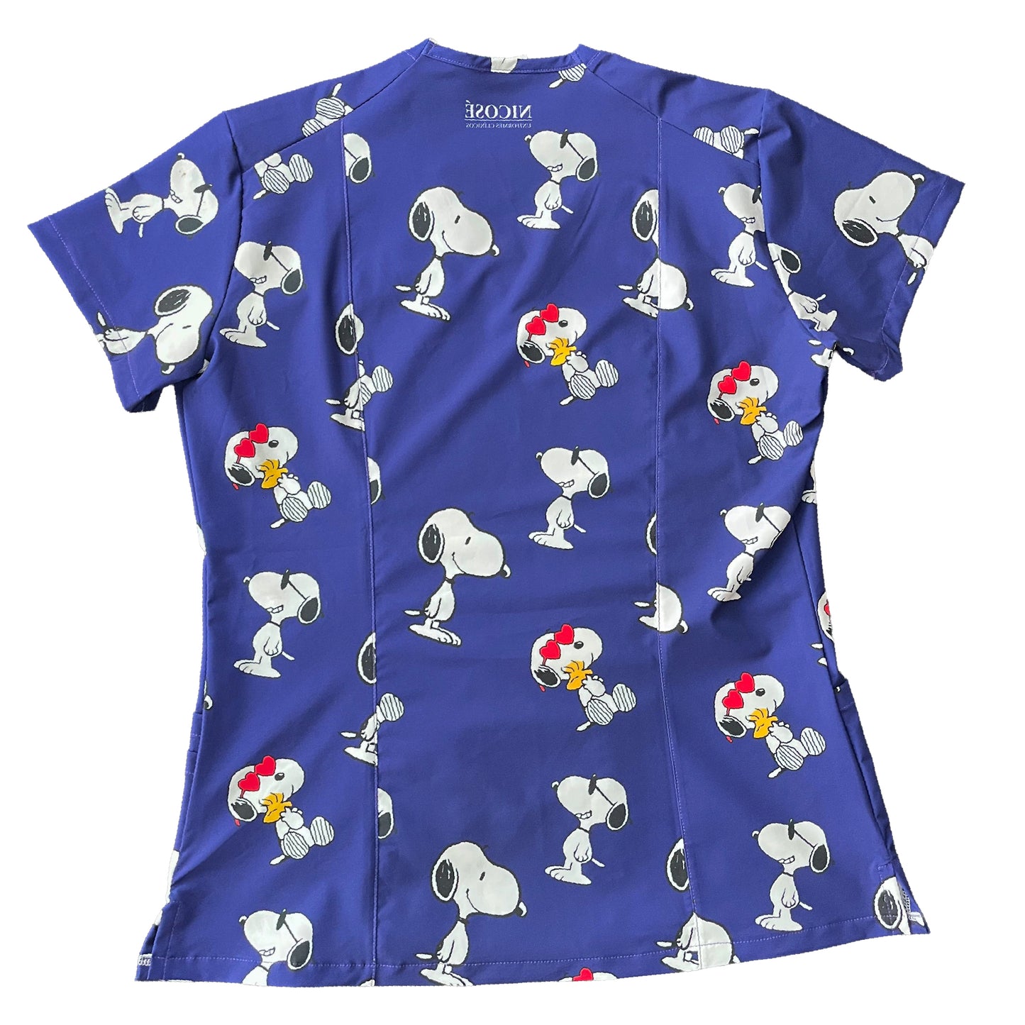 Top Clinico Snoopy azul marino