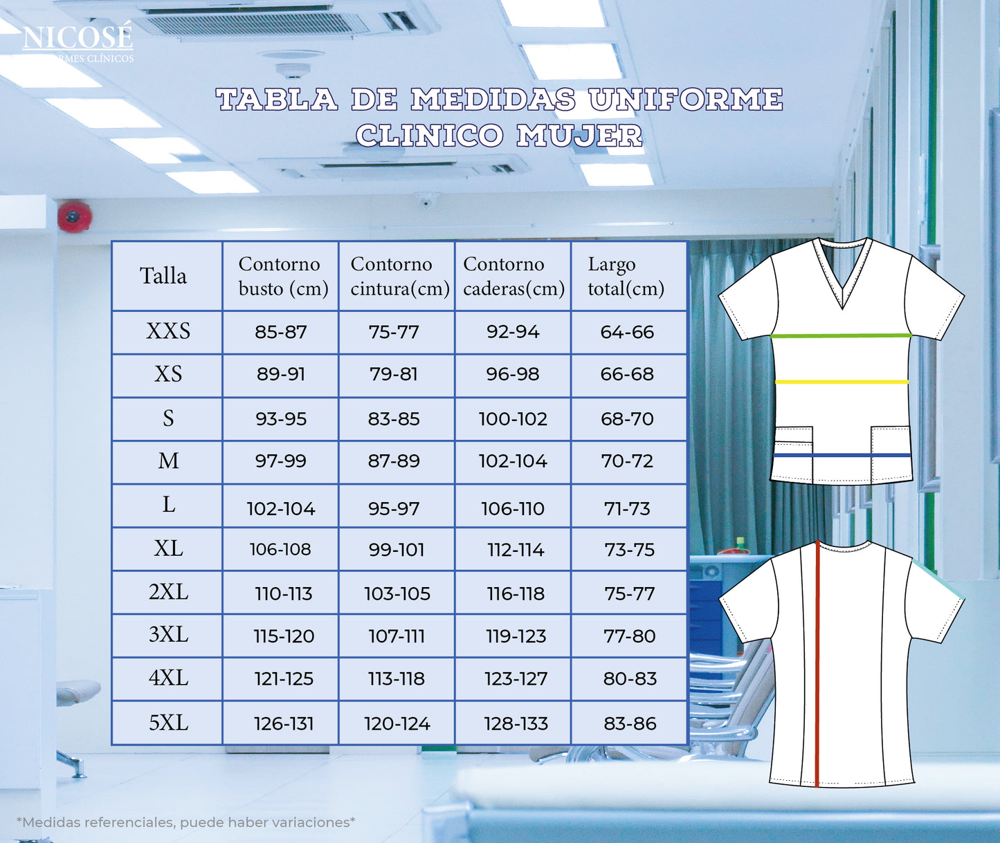 Top Esencial Antifluido Azul Marino