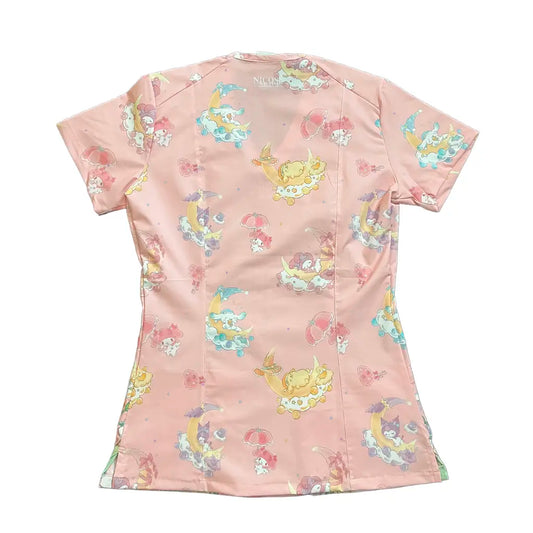 Top clínico mujer My Melody trasera - uniforme antifluido Chile
