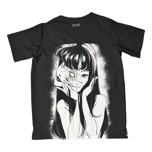 Top Clinico Hombre Tomie negro (A pedido)