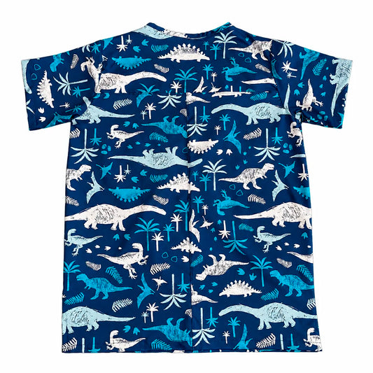 Top clínico de hombre con diseño Dinosaurios - Talla M, vista 2