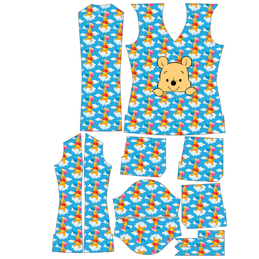 Winnie Celeste Top Clinico Mujer (A pedido)