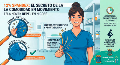 Qué es la tela antifluido y por qué importa en tu uniforme clínico