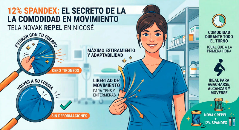 Qué es la tela antifluido y por qué importa en tu uniforme clínico