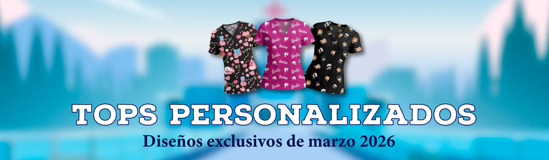 Tops Clínicos Personalizados: Diseños exclusivos en 3D (Agenda marzo)