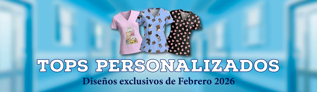 Tops Clínicos Personalizados: Diseños Exclusivos de Febrero