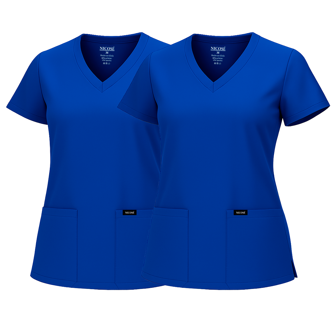 PACK 2 Tops Esencial Azul Rey