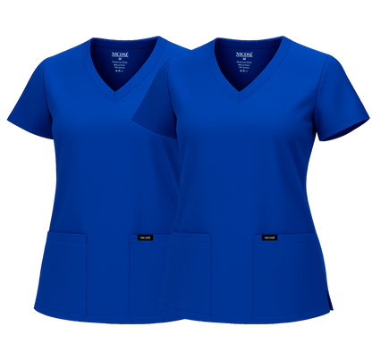 PACK 2 Tops Esencial Azul Rey