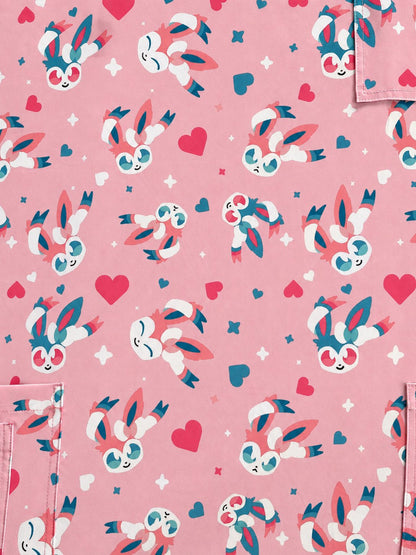 Sylveon Rosado Top Clínico Hombre (A pedido)