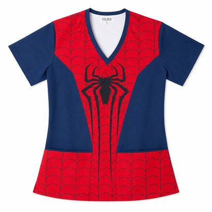 Spiderman Top Clínico Mujer (A pedido)