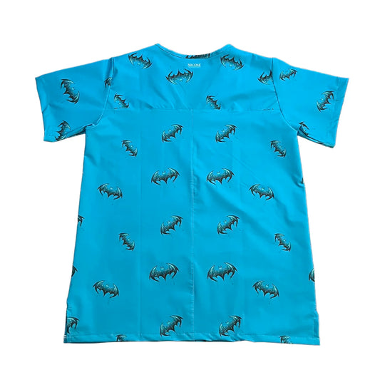 Top Clínico Batman Turquesa Hombre (A pedido)