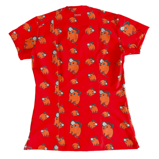 Chainsaw Mood Top Clinico Mujer (A pedido)