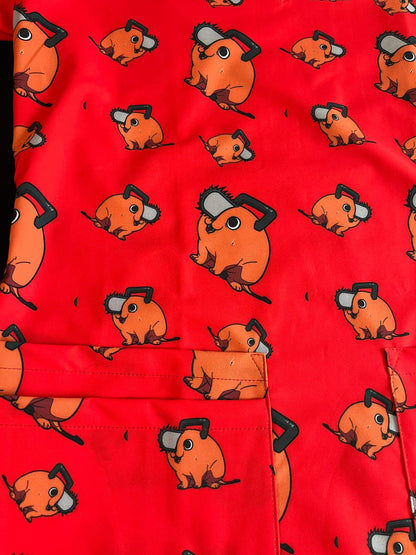 Chainsaw Mood Top Clinico Mujer (A pedido)