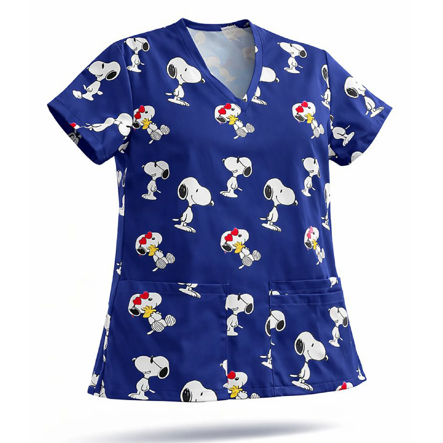 Top Clinico Snoopy azul marino