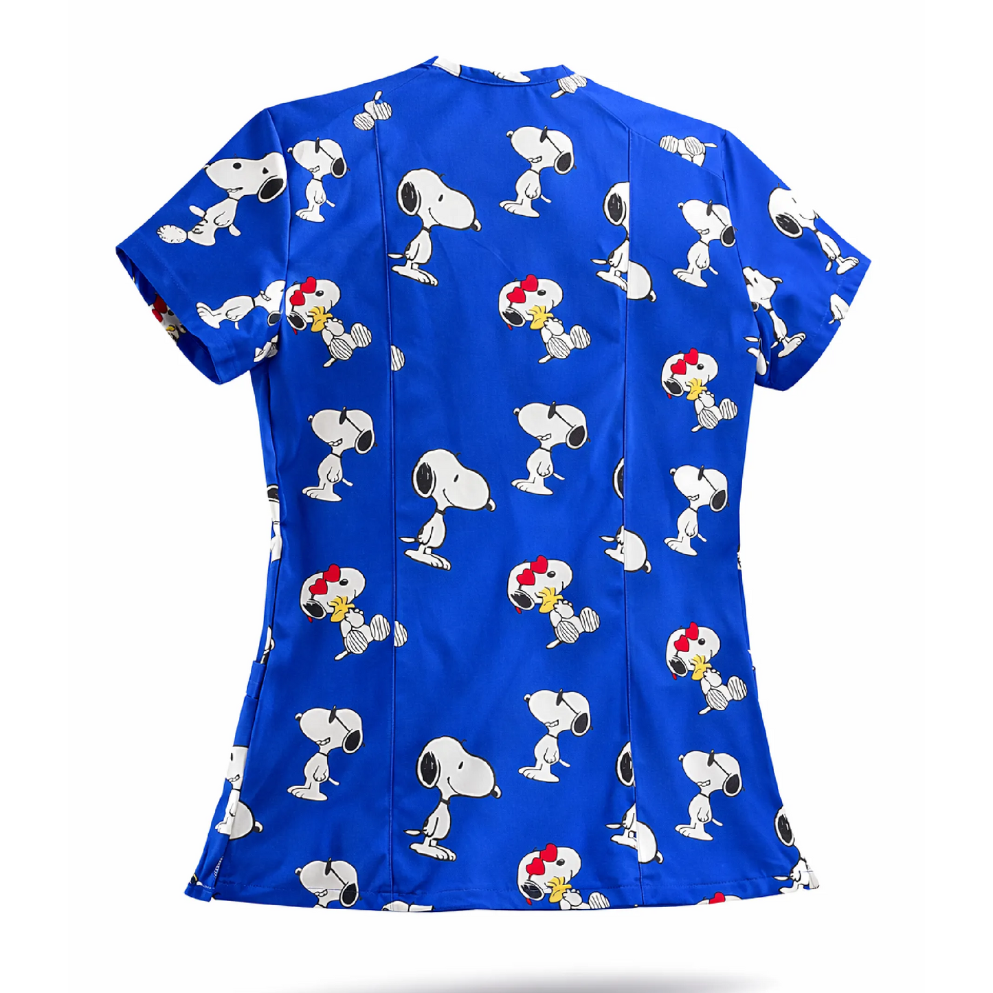 Top Clinico Snoopy azul rey