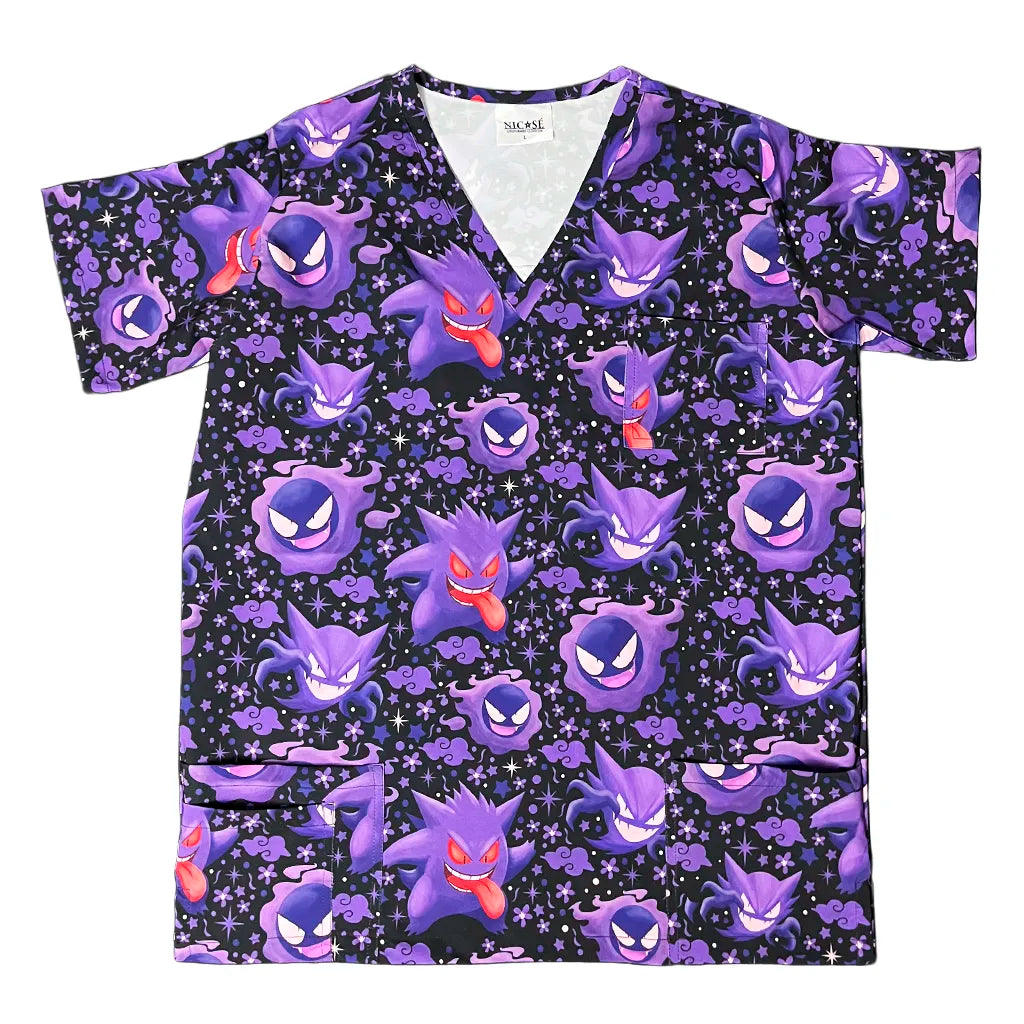 Top Clínico Hombre Gengar (A pedido)