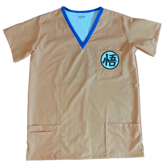 Top Clinico Hombre Goku Kanji (A pedido)