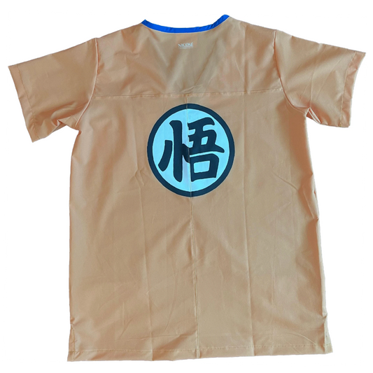 Top Clinico Hombre Goku Kanji (A pedido)
