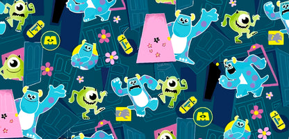 Monster Inc Top Clinico Mujer (A pedido)