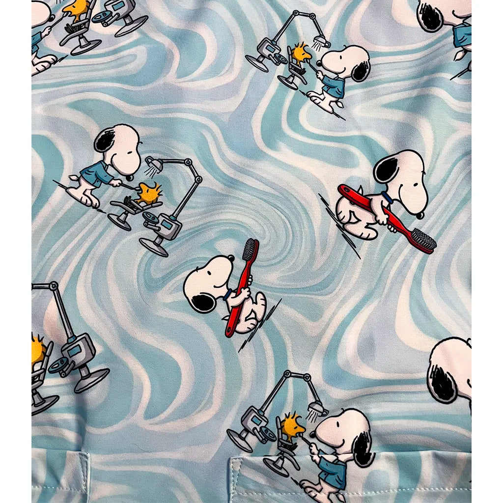 Top Clínico Snoopy Odontología Hombre (A pedido)