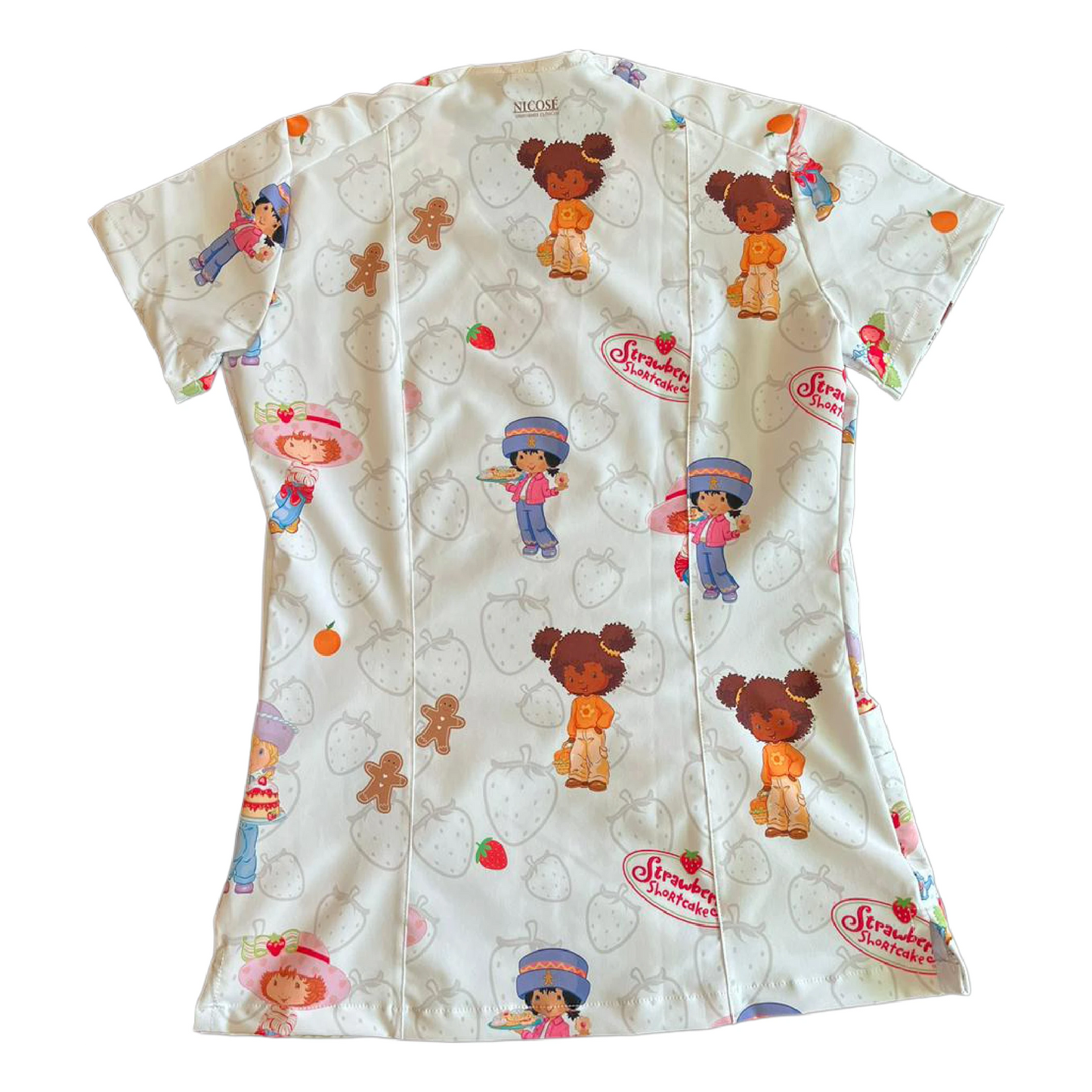 Strawberry Shortcake Top Clinico Mujer (A pedido)