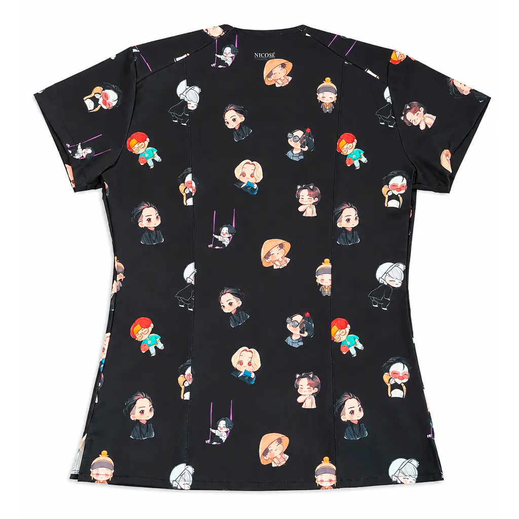 BTS Suga & Jungkook Top Clínico Mujer (A pedido)