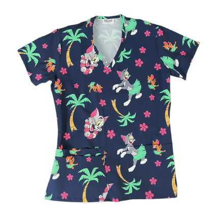 Tom y Jerry Top Clinico Mujer (A pedido)