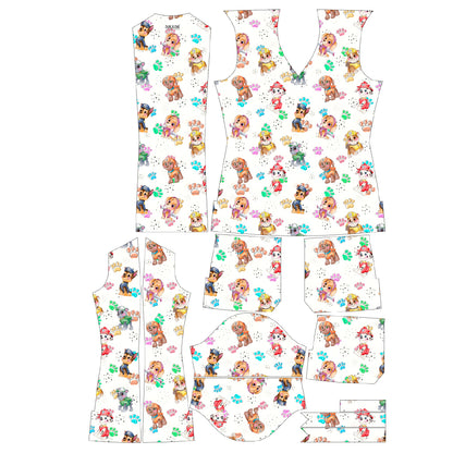 Paw Patrol Top Clinico Mujer (abono 50%)