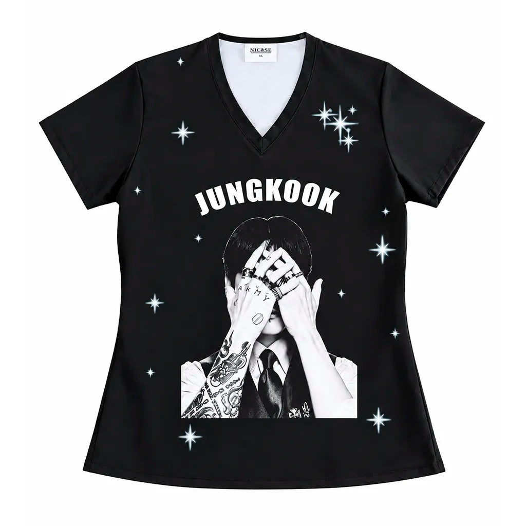 Jungkook Top Clínico Mujer (A pedido)