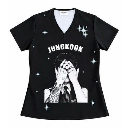 Jungkook Top Clínico Mujer (A pedido)