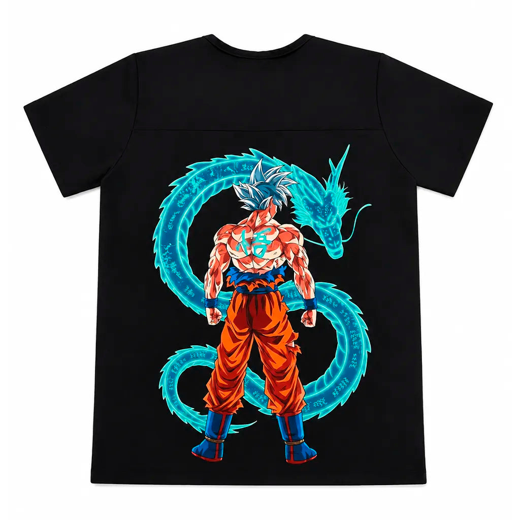 Top Clínico Hombre Goku Fondo Negro (A pedido)