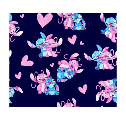 Stitch y Angel Top Clinico Mujer (abono 50%)