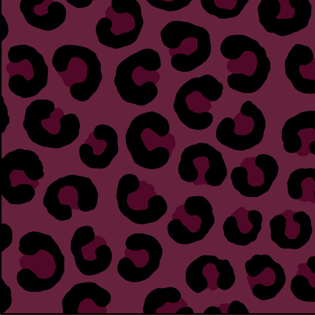 Animal Print Top Clinico Burdeo Mujer (A pedido)