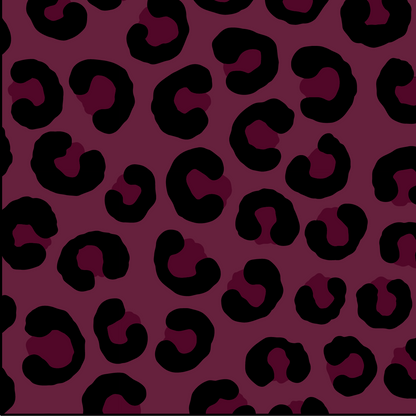 Animal Print Top Clinico Burdeo Mujer (A pedido)