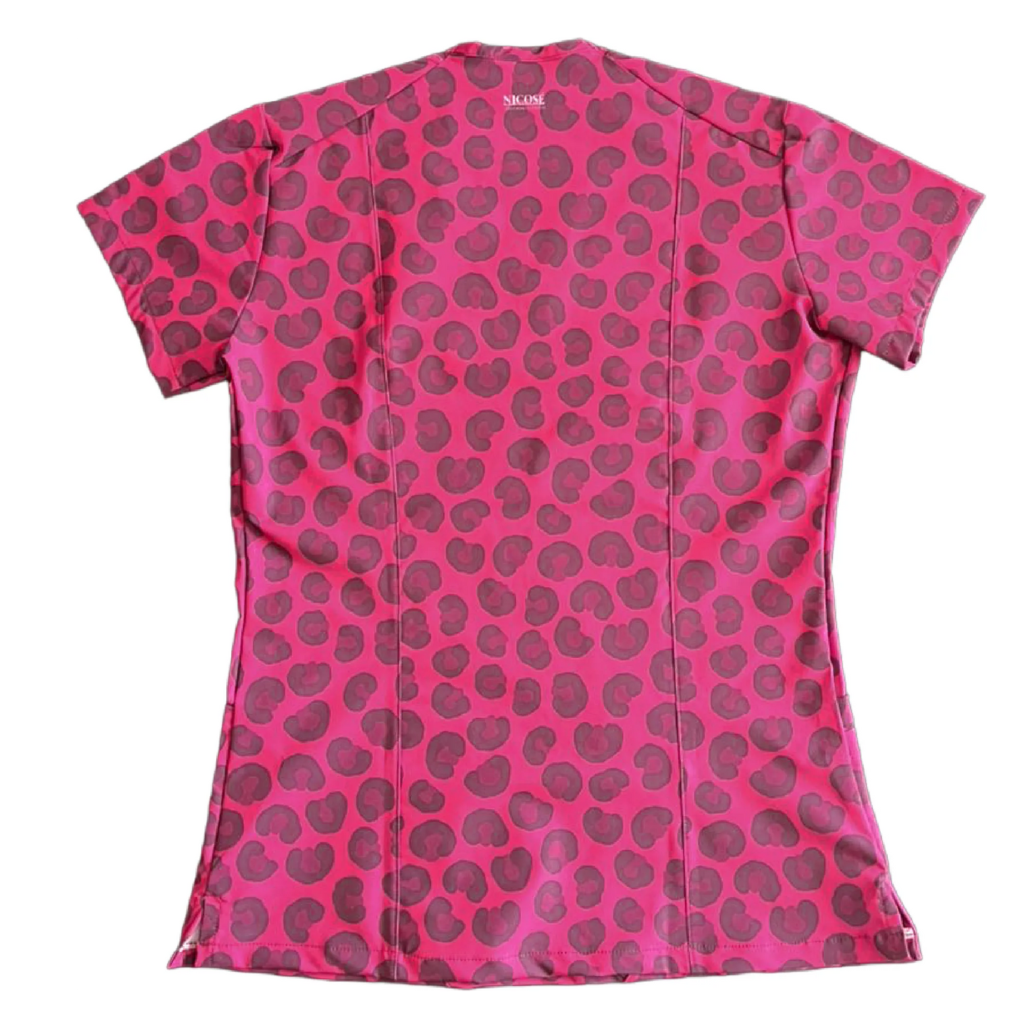 Animal Print Power Top Clinico Mujer (A pedido)