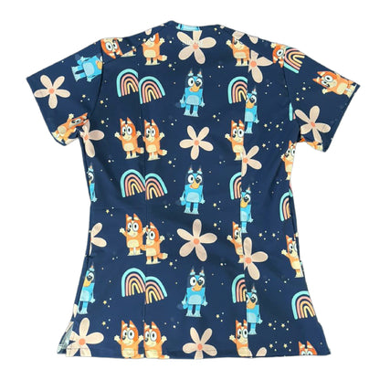 Bluey azul marino Top Clinico Mujer (A pedido)