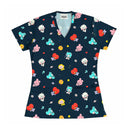 BT21 Azul marino Top Clínico Mujer (A pedido)