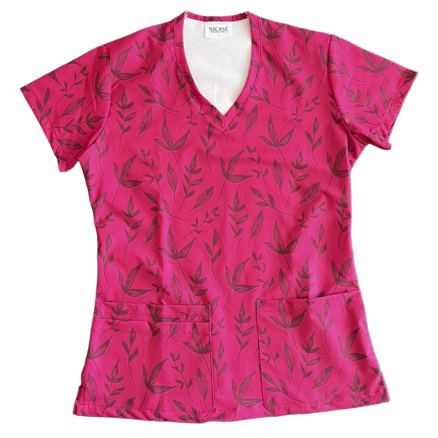 Burdeo Botánico Top Clínico Mujer (A pedido)