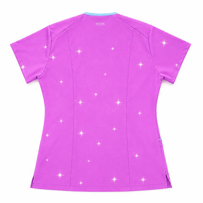 Top clínico mujer antifluido estampado Card Captor Sakura morado