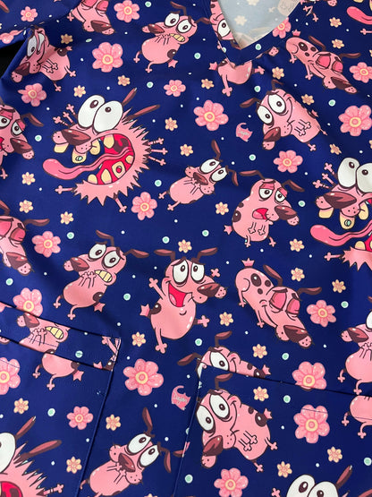 Coraje azul marino Top Clinico Mujer (A pedido)