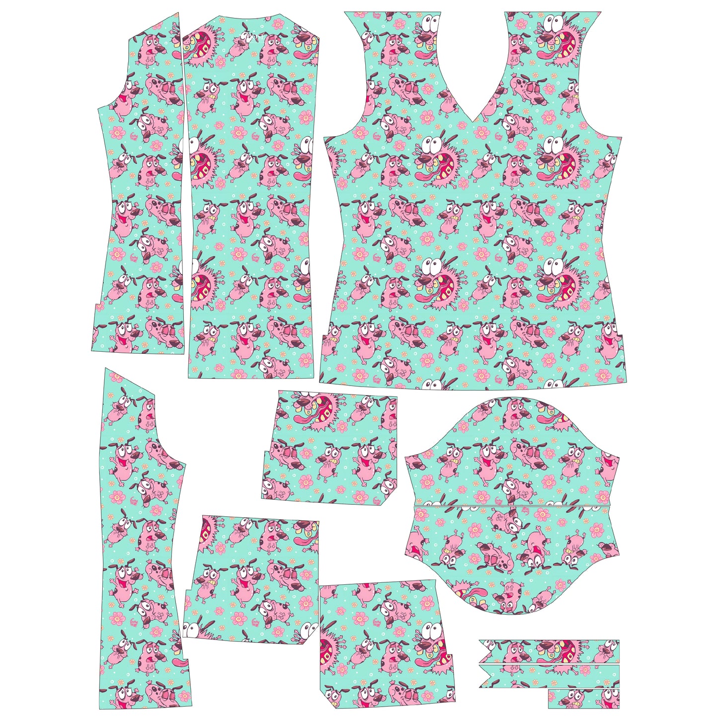 Coraje Top Clinico Mujer (A pedido)