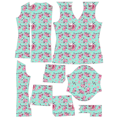 Coraje Top Clinico Mujer (A pedido)